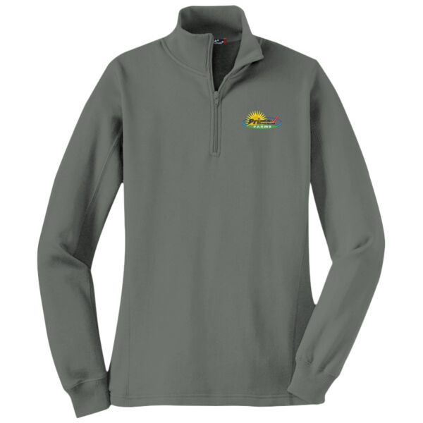 Ladies 1/4 Zip Sweatshirt Thumbnail